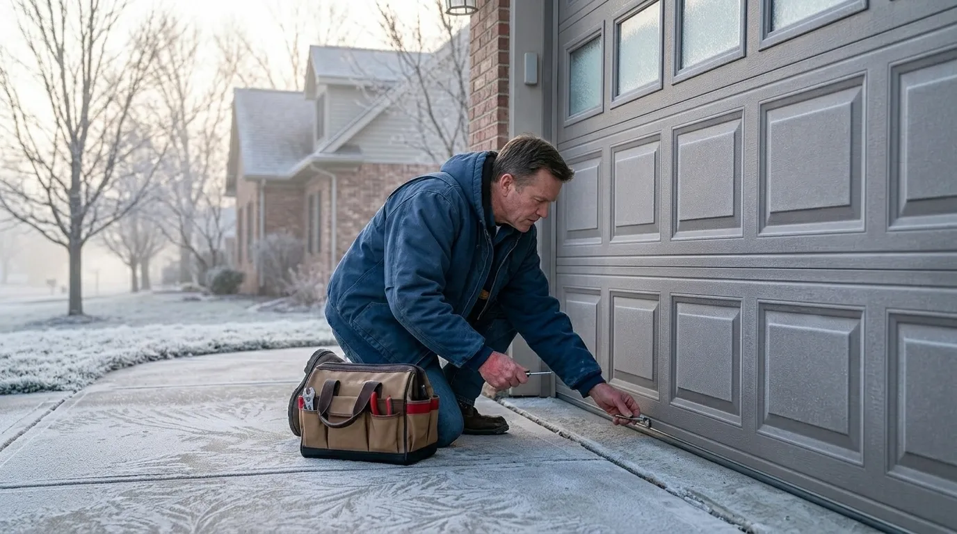 Garage door service call in Southaven, MS